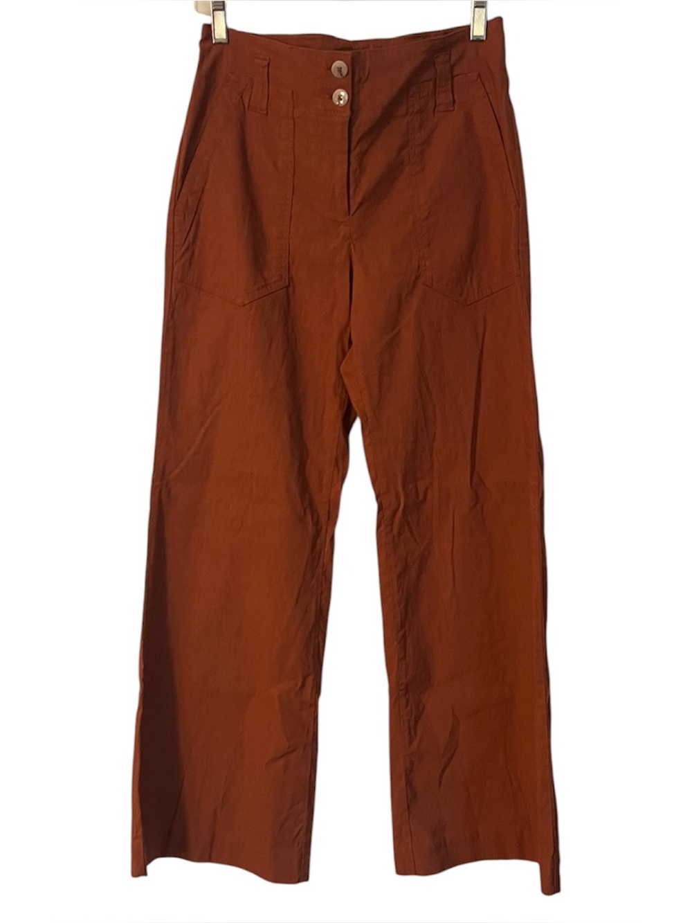 Anthropologie Maeve The Naomi Wide-Leg Flare Pants - 8 Petite